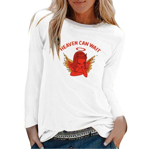 heaven can wait print long sleeve t-shirts women autumn winter 2020 graphic tees gothic white o neck harajuku cotton female
heaven can wait print long sleeve t-shirts women autumn winter 2020 graphic tees gothic white o neck harajuku cotton female
