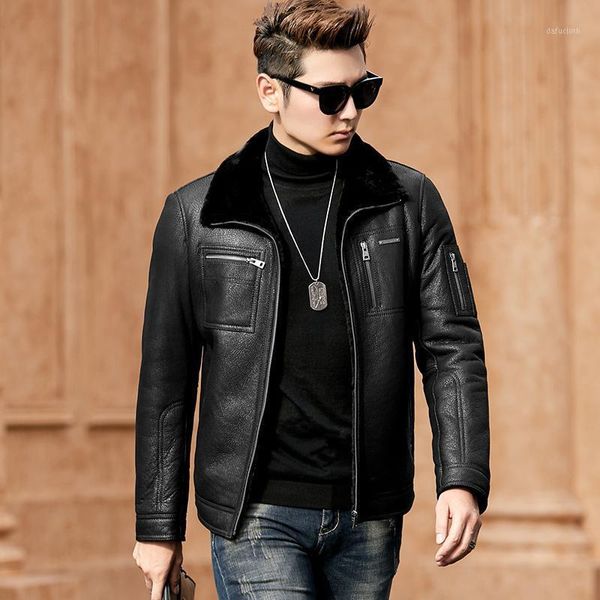 winter genuine jacket men sheep shearling men's real fur coat sheepskin leather coats veste cuir homme 4907 kj36391, Black
winter genuine jacket men sheep shearling men's real fur coat sheepskin leather coats veste cuir homme 4907 kj36391, Black