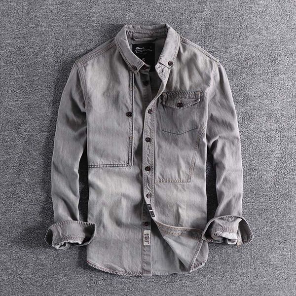 2021 workwear pocket, youth autumn long sleeves of european and american men's blouse man's clothes, White;black
2021 workwear pocket, youth autumn long sleeves of european and american men's blouse man's clothes, White;black