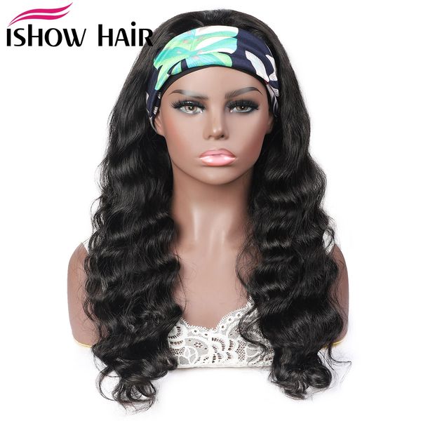 ishow 26 28 30inch human hair wigs with headbands easy to install body yaki straight water headband wig loose deep curly none lace wigs for, Black;brown
ishow 26 28 30inch human hair wigs with headbands easy to install body yaki straight water headband wig loose deep curly none lace wigs for, Black;brown