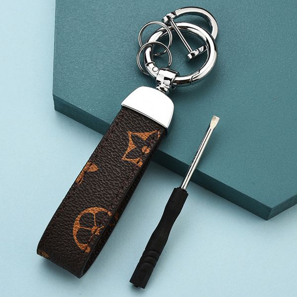 2021new leather car keychain men's high-end key chain ring men's waist pendant pendant ing, Silver
2021new leather car keychain men's high-end key chain ring men's waist pendant pendant ing, Silver