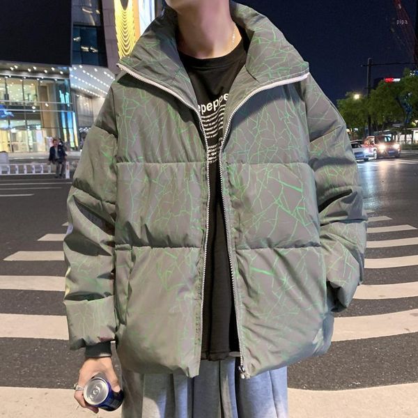 winter jacket men reflective printed harajuku parkas coat oversized high street hip hop warm cotton coat outwear1, Black
winter jacket men reflective printed harajuku parkas coat oversized high street hip hop warm cotton coat outwear1, Black