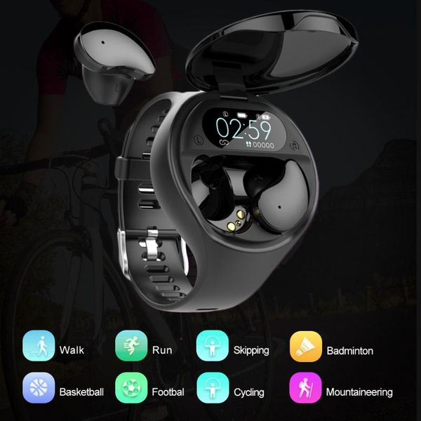 kephe sport-watch earphone smart-wristband earbud heart-rate wireless earphones smart watch men women with monitor
kephe sport-watch earphone smart-wristband earbud heart-rate wireless earphones smart watch men women with monitor