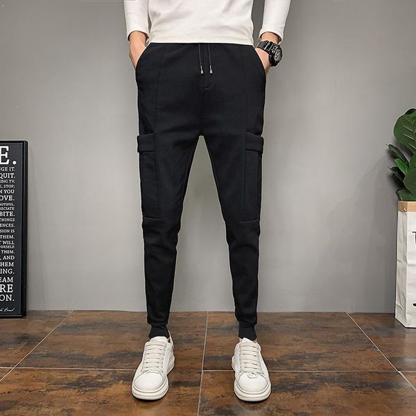 men's pants fashion 2021 autumn men joggers harem casual korean slim fit simple side big pockets trousers black 36-28 sale
men's pants fashion 2021 autumn men joggers harem casual korean slim fit simple side big pockets trousers black 36-28 sale