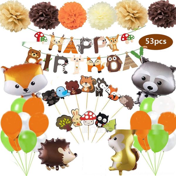 ozdci forest animal flag-pulling cake balloon balloon party decoration animal letter flag-pulling squirrel aluminum foil theme cake card 5ej
ozdci forest animal flag-pulling cake balloon balloon party decoration animal letter flag-pulling squirrel aluminum foil theme cake card 5ej