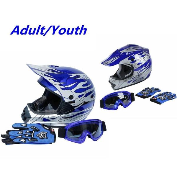 tcmt motorcycle dot youth dirt bike atv motocross helmet w/ gloves goggles s-xl 
tcmt motorcycle dot youth dirt bike atv motocross helmet w/ gloves goggles s-xl