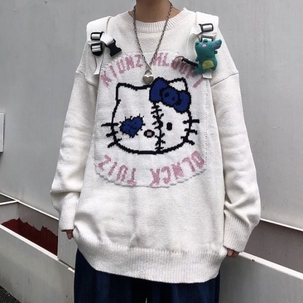 knitted korean cartoon lovely wo, kawaii urzan sweater, leisure, punk style, japane animation, harajuku, y2k, winter, new, White;black
knitted korean cartoon lovely wo, kawaii urzan sweater, leisure, punk style, japane animation, harajuku, y2k, winter, new, White;black