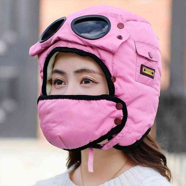 geng lan hat winter bomber hat with masks goggles waterproof hood pilot hats glasses ear protection cap balaclava, Blue;gray
geng lan hat winter bomber hat with masks goggles waterproof hood pilot hats glasses ear protection cap balaclava, Blue;gray