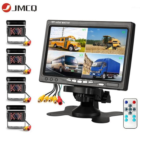 jmcq 7 "lcd 4ch car video monitor with mp5 super waterproof camera for truck van engineering truck bus parking camera system1
jmcq 7 "lcd 4ch car video monitor with mp5 super waterproof camera for truck van engineering truck bus parking camera system1