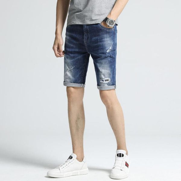 audwhale summer men's jeans shorts with hole mid waist ripped men denim shorts knee length straight male jeans1, White;black
audwhale summer men's jeans shorts with hole mid waist ripped men denim shorts knee length straight male jeans1, White;black