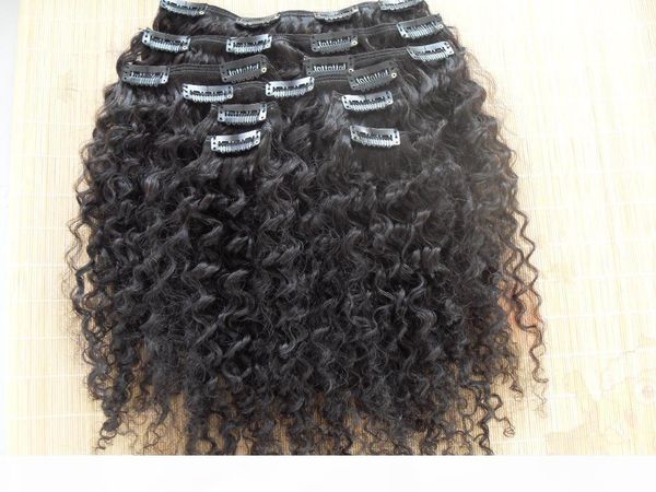 new style brazilian virgin curly hair weft clip in kinky curl weaves unprocessed natural black color human extensions can be dyed 9pcs 1set, Black;brown
new style brazilian virgin curly hair weft clip in kinky curl weaves unprocessed natural black color human extensions can be dyed 9pcs 1set, Black;brown