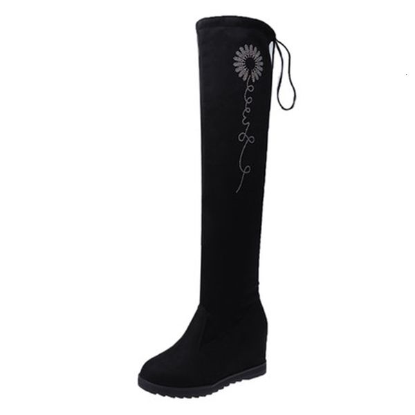 woman 2021 new in leather stretched fabrics on her knee high-toed boots round toe women's shoes winter thin boot 6r2j, Black
woman 2021 new in leather stretched fabrics on her knee high-toed boots round toe women's shoes winter thin boot 6r2j, Black