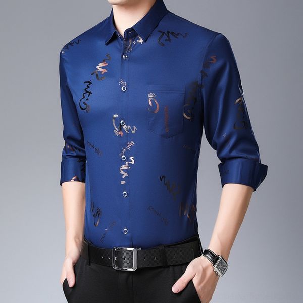 qw3rz spring and sleeve long autumn thin shirt iron 2020 men's casual fashion slim fitting letter printed men's shirt zm338, Blue
qw3rz spring and sleeve long autumn thin shirt iron 2020 men's casual fashion slim fitting letter printed men's shirt zm338, Blue
