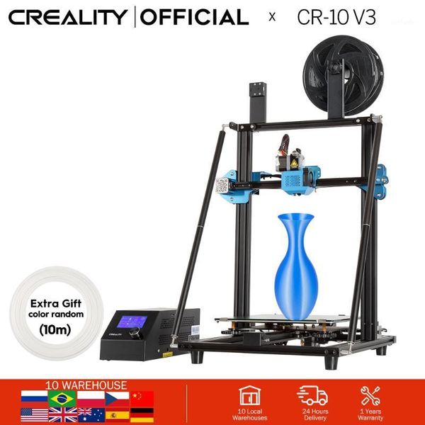 printers creality 3d cr-10 v3 printer size 300*300*400mm,tmc2208 silent mainboard resume printing,bl touch optional(not pre-installed)1
printers creality 3d cr-10 v3 printer size 300*300*400mm,tmc2208 silent mainboard resume printing,bl touch optional(not pre-installed)1