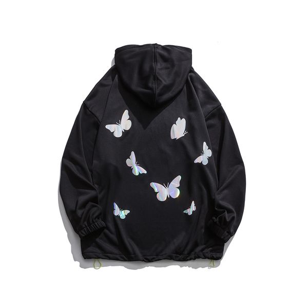 reflective hoodie men women loose street students girl boy sweatshirts style men's clothing, Black
reflective hoodie men women loose street students girl boy sweatshirts style men's clothing, Black