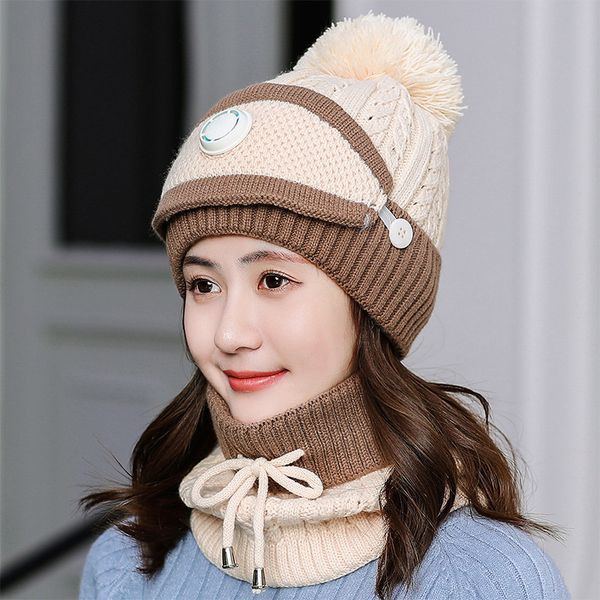 fashion winter hat scarf mask set for women girls warm beanies breathe scarf pompoms knitted caps and scarf mask windproof beanies hat, Blue;gray
fashion winter hat scarf mask set for women girls warm beanies breathe scarf pompoms knitted caps and scarf mask windproof beanies hat, Blue;gray