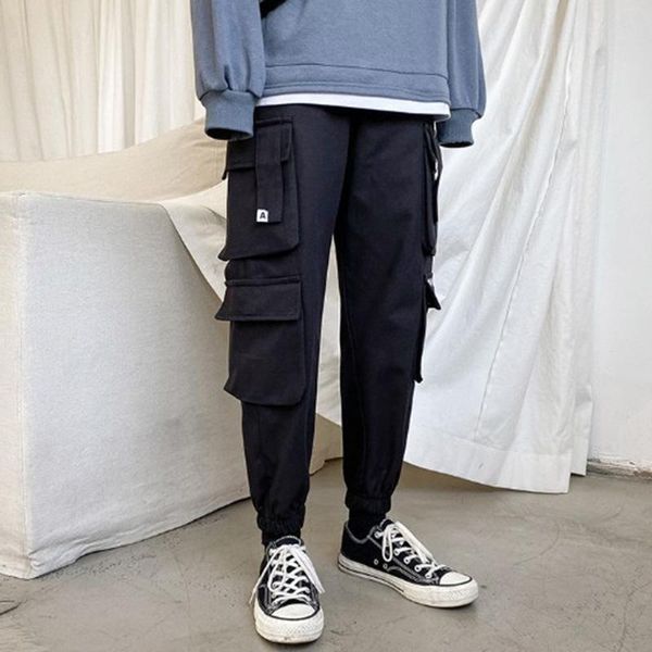 men's pants hip hop joggers cargo men harem multi-pocket ribbons male sweatpants streetwear casual mens trousers size m-3xl, Black
men's pants hip hop joggers cargo men harem multi-pocket ribbons male sweatpants streetwear casual mens trousers size m-3xl, Black