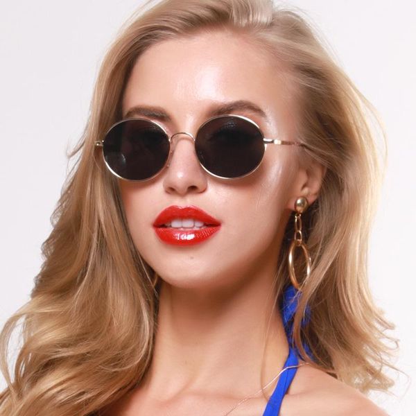 sunglasses 2021 oval sunglasseswomen men glasses lady luxury retro metal sun vintage black red mirror uv400, White;black 
sunglasses 2021 oval sunglasseswomen men glasses lady luxury retro metal sun vintage black red mirror uv400, White;black