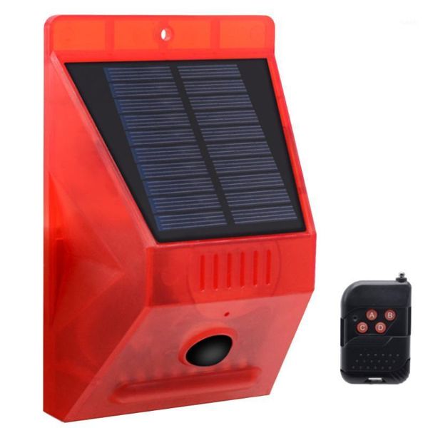 solar alarm motion sensor alarm with remote control sound flash waterproof warning strobe outdoor security siren system1
solar alarm motion sensor alarm with remote control sound flash waterproof warning strobe outdoor security siren system1