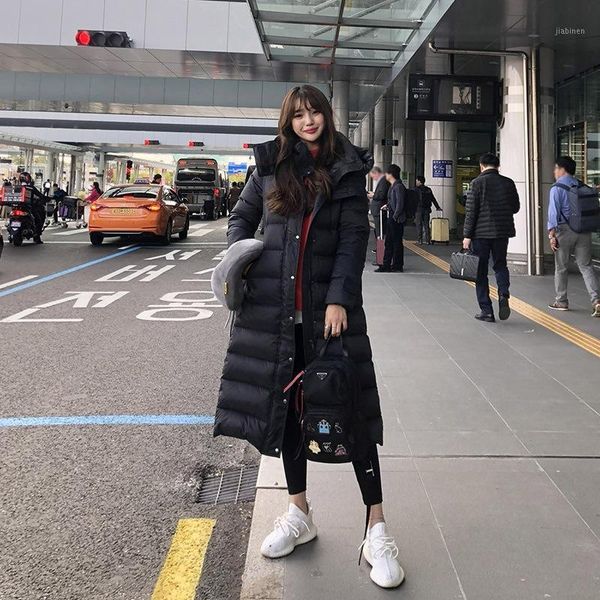 south korea dongdaemun original 2019 winter new thickened belt mid-length knee-length down jacket female slim explosion models1, Black
south korea dongdaemun original 2019 winter new thickened belt mid-length knee-length down jacket female slim explosion models1, Black