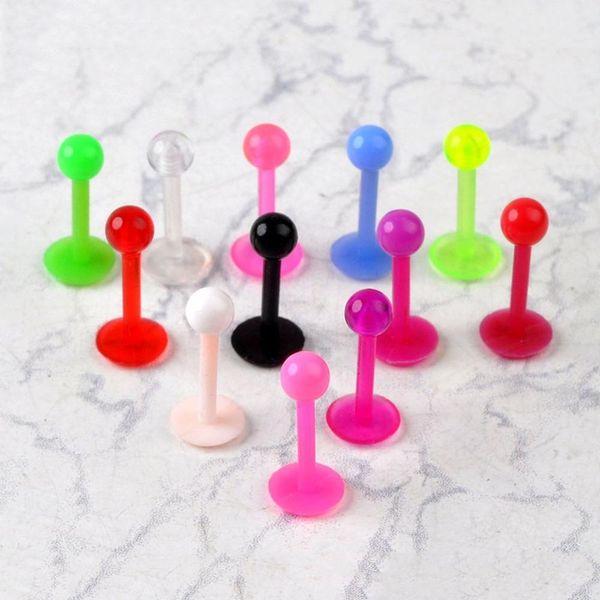 30pcs/lot 8mm length soft bioplast flexible ball nose ring lip ring tragus earrings body piercing jewelry q bbypqo, Silver
30pcs/lot 8mm length soft bioplast flexible ball nose ring lip ring tragus earrings body piercing jewelry q bbypqo, Silver