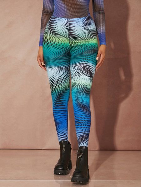 sxy graphic print high waist leggings 56qq#, Black 
sxy graphic print high waist leggings 56qq#, Black