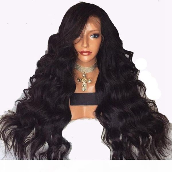 2019 europe and the united states explosion models black wigs women's front lace in the long curly hair big wave chemical fiber hair se, Black;brown
2019 europe and the united states explosion models black wigs women's front lace in the long curly hair big wave chemical fiber hair se, Black;brown