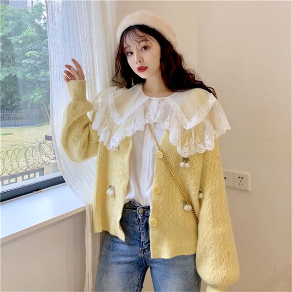 2021 new kawaii female beautiful white shirt 2 piece defines fall peter pan collar mesh cardigan two pcs suits 31cv, Gray
2021 new kawaii female beautiful white shirt 2 piece defines fall peter pan collar mesh cardigan two pcs suits 31cv, Gray