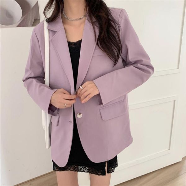 fall 2021 new korean style fried street loose slim casual long sleeve suit jacket women girl blazer1, White;black
fall 2021 new korean style fried street loose slim casual long sleeve suit jacket women girl blazer1, White;black