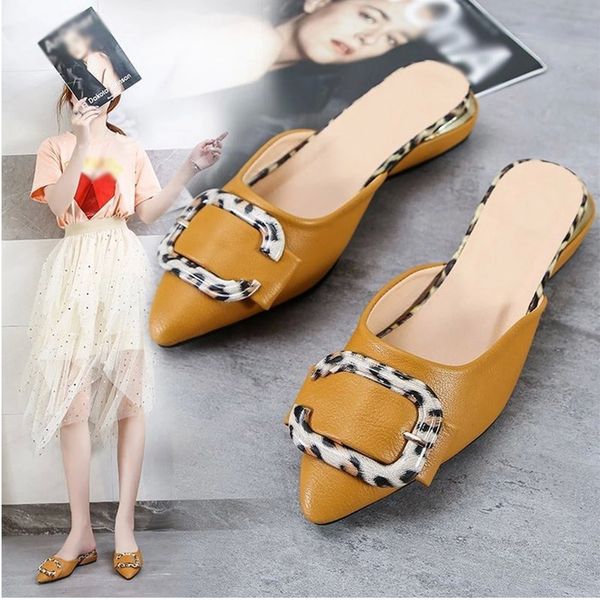 Women Summer Slip On PU Slippers Ladies Pointed Toe Cone Heels Slipper Woman Fashion Metal Leopard Casual Female Party Sandal #b00Y, Black
Women Summer Slip On PU Slippers Ladies Pointed Toe Cone Heels Slipper Woman Fashion Metal Leopard Casual Female Party Sandal #b00Y, Black