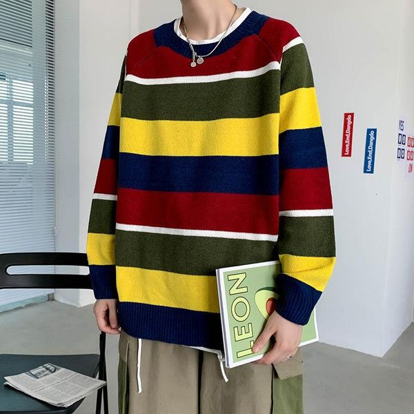 men's sweaters 2021 striped printing pullover long sleeves coats round neck woollen sweater loose cashmere knitting plus size -2xl, White;black
men's sweaters 2021 striped printing pullover long sleeves coats round neck woollen sweater loose cashmere knitting plus size -2xl, White;black