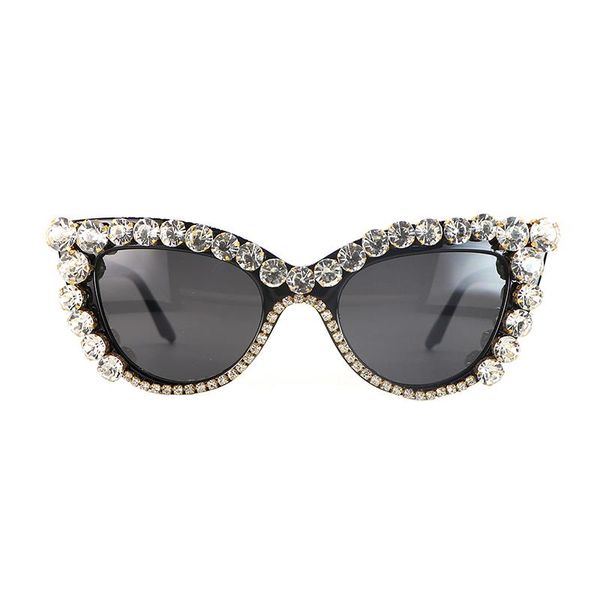 sunglasses vintage fashion luxury cat eye diamond women crystal big rhinestone sun glasses uv400 shades brand designer glass, White;black
sunglasses vintage fashion luxury cat eye diamond women crystal big rhinestone sun glasses uv400 shades brand designer glass, White;black