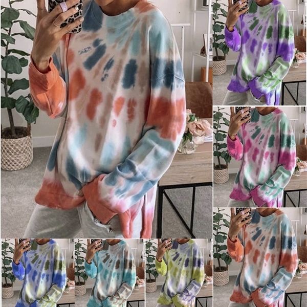 autumn / winter 2020 long sleeve women's wear round neck casual loose tie dyed women's sweater, Black
autumn / winter 2020 long sleeve women's wear round neck casual loose tie dyed women's sweater, Black
