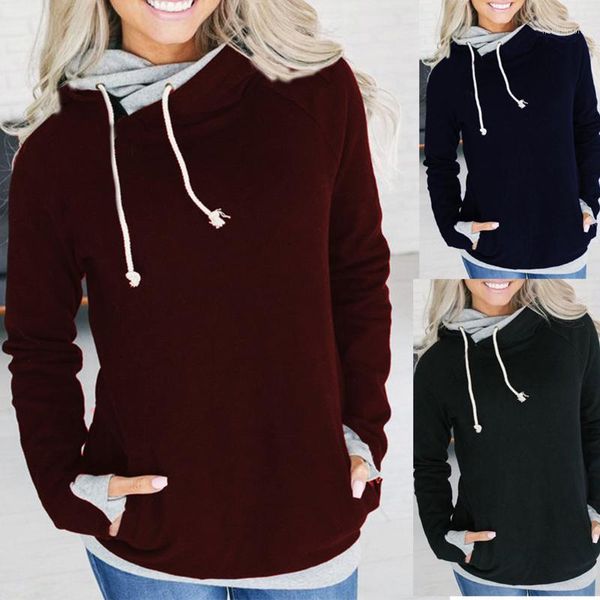 ladies contrast color hooded sweatshirt long sleeve hoodie pullover slim pullover coat sweatshirt harajuku vintage1, Black
ladies contrast color hooded sweatshirt long sleeve hoodie pullover slim pullover coat sweatshirt harajuku vintage1, Black