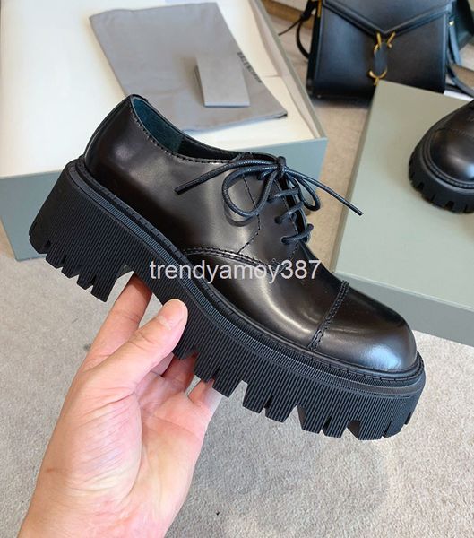 dress shoes british style thick soled small leather shoes round head high heels college professional versatile muffin women's, Black
dress shoes british style thick soled small leather shoes round head high heels college professional versatile muffin women's, Black
