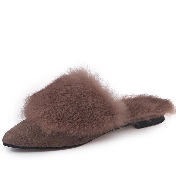 fashion women slippers winter faux fur slides ladies warm plush mules slip on casual flat shoes woman furry flip flops, Black
fashion women slippers winter faux fur slides ladies warm plush mules slip on casual flat shoes woman furry flip flops, Black