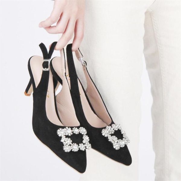 dress shoes women pumps fashion ladies rhinestone high heels soft leather woman pointed toe non-slip brand plus size 41, Black
dress shoes women pumps fashion ladies rhinestone high heels soft leather woman pointed toe non-slip brand plus size 41, Black