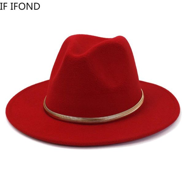 2021 winter autumn elegant lady wool felt fedora hats with punk ribbon wide brim vintage panama trilby cap jazz hat, Blue;gray
2021 winter autumn elegant lady wool felt fedora hats with punk ribbon wide brim vintage panama trilby cap jazz hat, Blue;gray