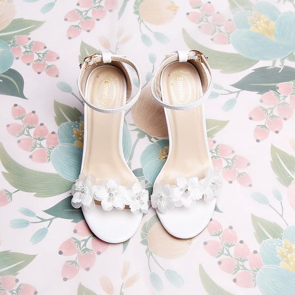 sandals white sweet fairy chiffon flower korean-style women's bridesmaid hollow straight-line buckle wrist strap stilettos 1, Black
sandals white sweet fairy chiffon flower korean-style women's bridesmaid hollow straight-line buckle wrist strap stilettos 1, Black