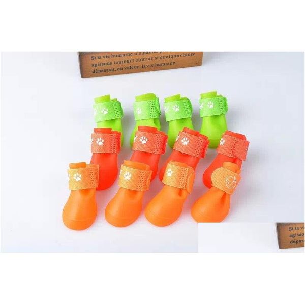 2pairs/lot pet shoes dog boots waterproof protective rubber pet rain shoes booties dog apparel more colors zylqt
2pairs/lot pet shoes dog boots waterproof protective rubber pet rain shoes booties dog apparel more colors zylqt
