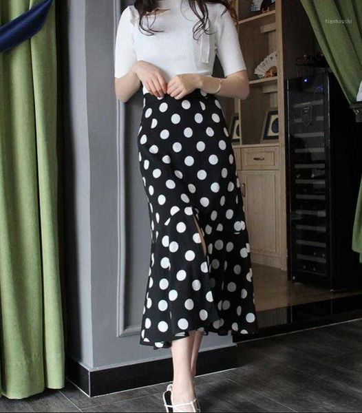 high waisted split midi skirts women button black dot print casual chic summer skirt elegant boho skirt1
high waisted split midi skirts women button black dot print casual chic summer skirt elegant boho skirt1