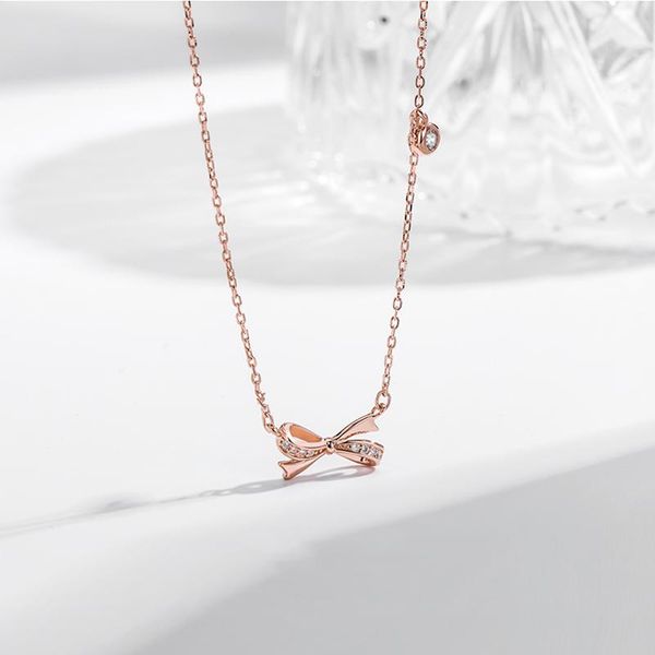 chains modaone bling bowknot cubic zirconia rose gold silver color clavicle chain necklace for women ladies luxury dainty jewelry
chains modaone bling bowknot cubic zirconia rose gold silver color clavicle chain necklace for women ladies luxury dainty jewelry