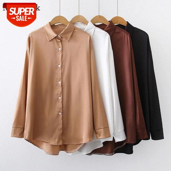 single-breasted solid women shirts blouses long sleeve satin white blouse women 2021 loose casual office lady shirt 13151 #zl04
single-breasted solid women shirts blouses long sleeve satin white blouse women 2021 loose casual office lady shirt 13151 #zl04