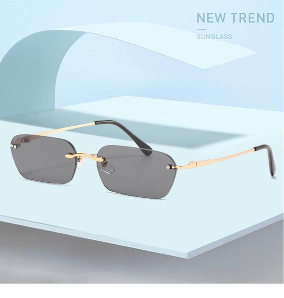 new punk rimless rectangle sunglasses men women vintage shades uv400 driving sun glass frameless gradient fashion eyewear, White;black
new punk rimless rectangle sunglasses men women vintage shades uv400 driving sun glass frameless gradient fashion eyewear, White;black