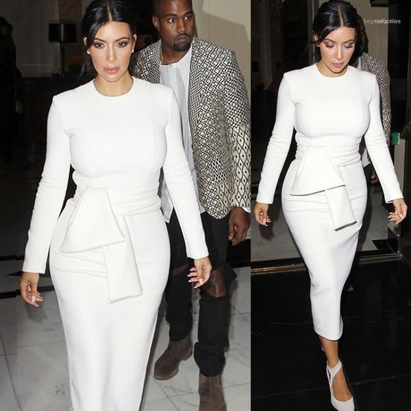 kim kardashian white long sleeve slim o-neck bodycon dresses office lady work dresses autumn brief dress11, White;black
kim kardashian white long sleeve slim o-neck bodycon dresses office lady work dresses autumn brief dress11, White;black