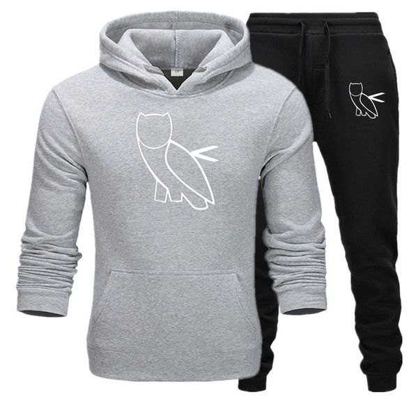 new streetwear hoodies sweatshirt men's sweatshirt hooded pullover sweatshirt men/women hooded suit clothing sports pullover, Gray