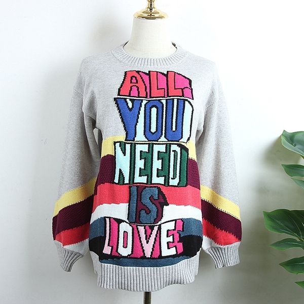 zyjuk knitwear women's spring autumn and winter coat rainbow pullover pulloverknitted jacquard sweater stripe pullover loose long sle, White;black
zyjuk knitwear women's spring autumn and winter coat rainbow pullover pulloverknitted jacquard sweater stripe pullover loose long sle, White;black