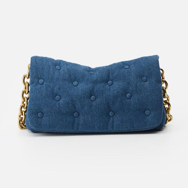 vintage denim quilted shoulder bags women designer metal chains handbags luxury oversized blue messenger bag female big purses
vintage denim quilted shoulder bags women designer metal chains handbags luxury oversized blue messenger bag female big purses