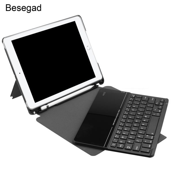 besegad pu leather case cover skin protector with pencil holder bluetooth tempered glass keyboard for apple ipad 9.7 2017 2018 wmtpvh 
besegad pu leather case cover skin protector with pencil holder bluetooth tempered glass keyboard for apple ipad 9.7 2017 2018 wmtpvh