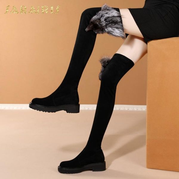 sarairis 2021 new arrivals kid suede designer slim casual boots woman shoes platform luxury thigh high boots ladies, Black
sarairis 2021 new arrivals kid suede designer slim casual boots woman shoes platform luxury thigh high boots ladies, Black